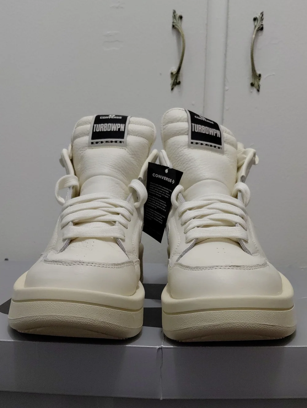 Converse x Rick Owens TURBOWPN Mid 'Egret'Men's